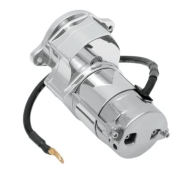 Spyke starter motor 1.4 KW. Black Polished or chrome Fits: > L79-85 FLH, FXE, FXWG, FXST