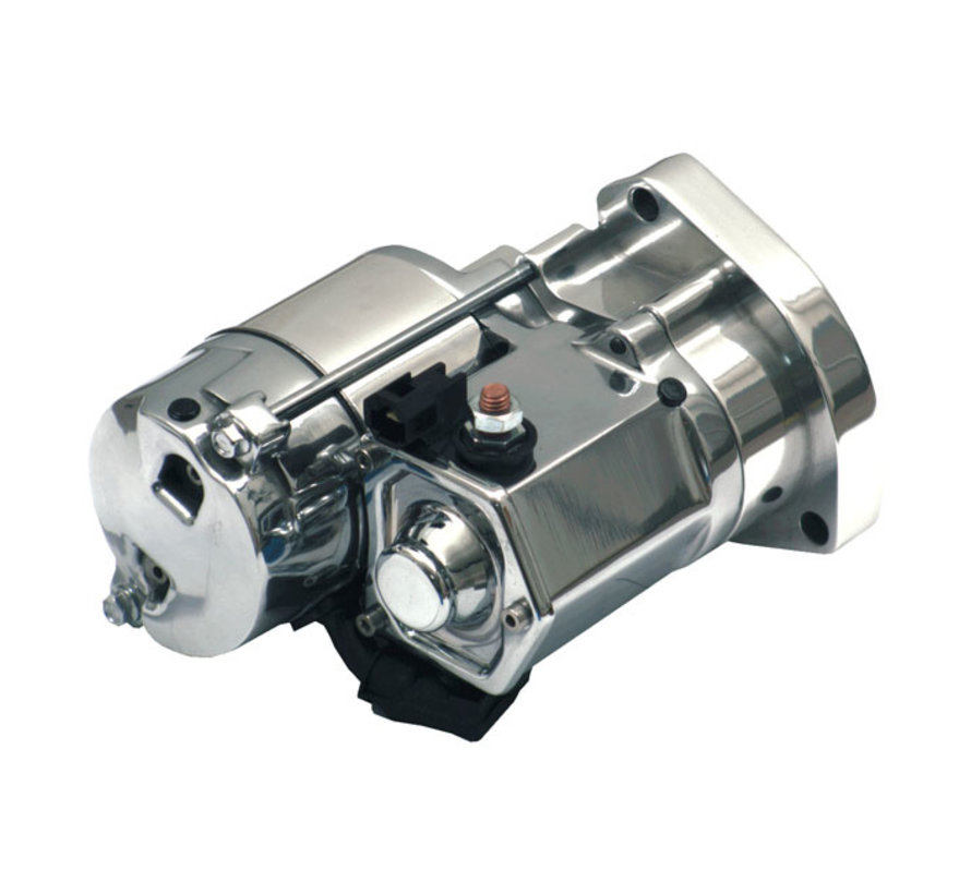 starter motor 1 4 KW Black Polished or chrome Fits: > 89-93 Bigtwin exclude FLT