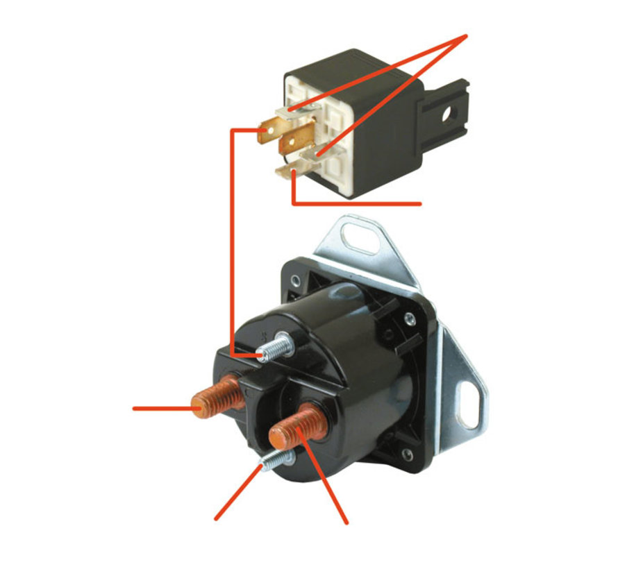 4-Gang Handstarter schwarz oder natur Passend für: > 65-86 4-Gang Bigtwin