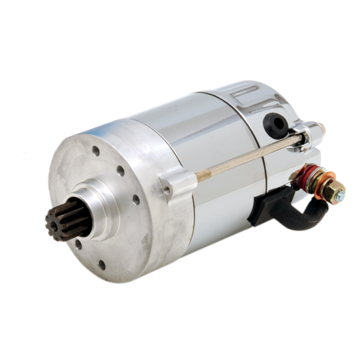 Drag Specialities 1.4kW Compact High-Performance Hitachi or Prestolite Starter Motor black or chrome Fits:> pre-1989 Harley models