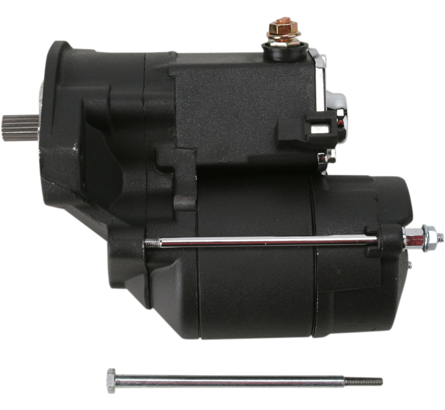 1 4 kW krachtige startmotor zwart of chroom Geschikt voor:> 90-06 Bigtwin (exclusief 06 Dyna)