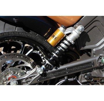 Öhlins SD36HR1C1L Road & Track Twin Shocks Adjustable Lenght +6/-4mm Black  Fits:> 15-18 Indian Midsize