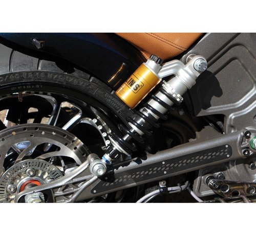 Öhlins SD36HR1C1L Road & Track Twin Shocks Adjustable Lenght +6/-4mm Black Fits:> 15-18 Indian Midsize