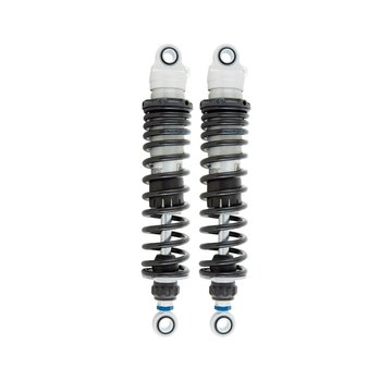 Öhlins S36DR1L Road & Track 325 mm Twin Shocks Longitud ajustable +5/-5 mm negro o cromado Compatible con:> 91-17 Dyna