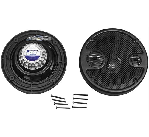 J&M Audio HURK-5252GTM-XTC - Kits de haut-parleurs de performance arrière Compatible avec :> 06‐13 FLH /FLT des modèles