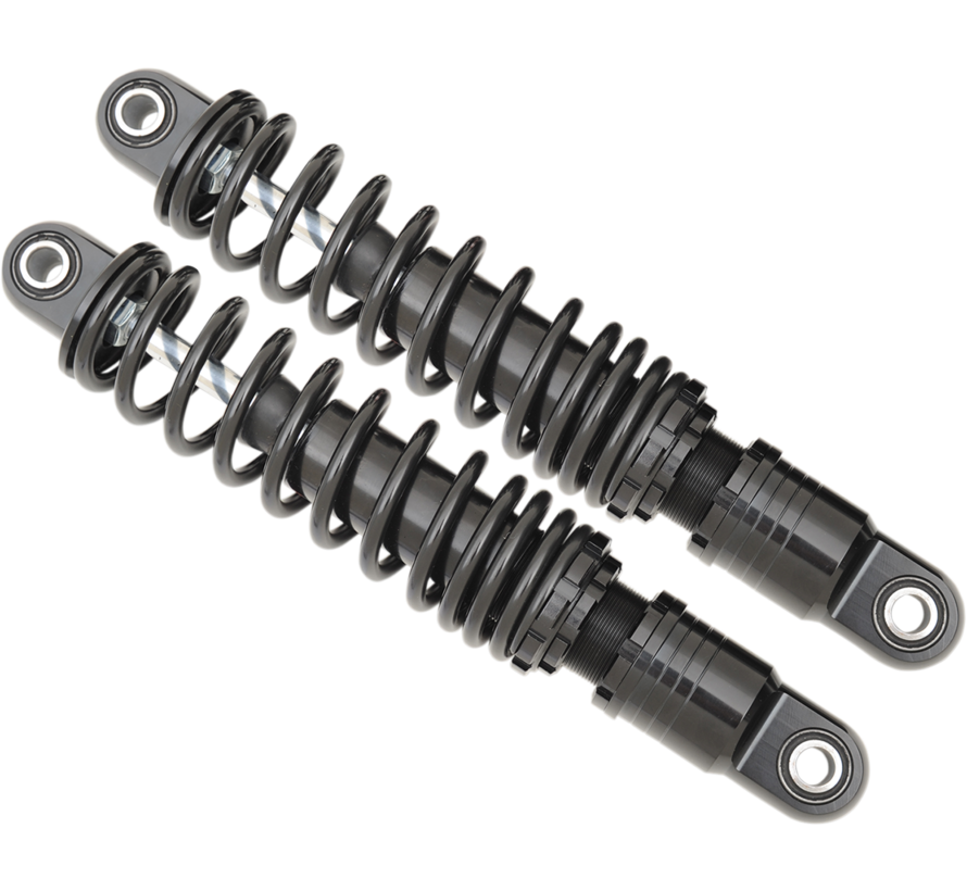 Premium Ride-Height Adjustable Shocks 11 inch Black or Chrome Fits:> 80‐21 Touring
