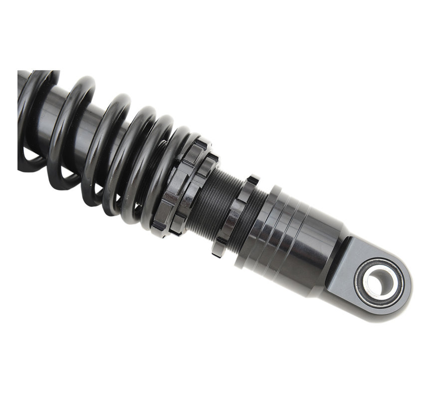 Premium Ride-Height Adjustable Shocks 12 inch Black or Chrome Fits:> 80‐21 Touring