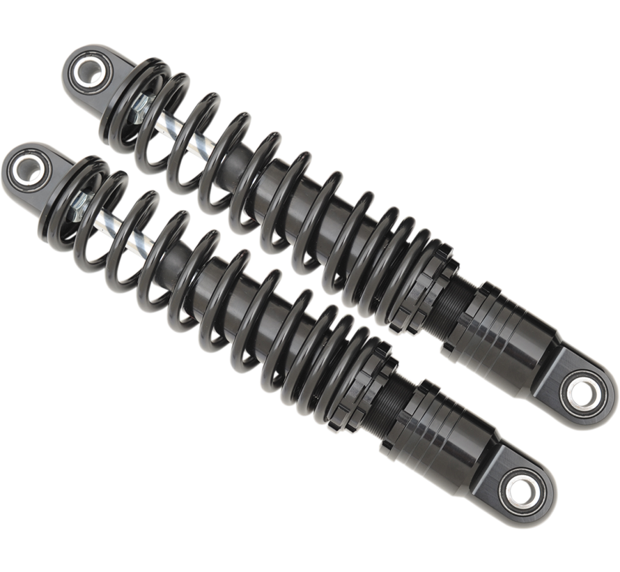 Premium Ride-Height Adjustable Shocks 13 inch Black or Chrome Fits:> 80‐21 Touring