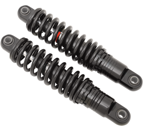Drag Specialities Premium Ride-Height Adjustable Shocks 11 inch Black or Chrome Fits:> 04-21 XL Sportster