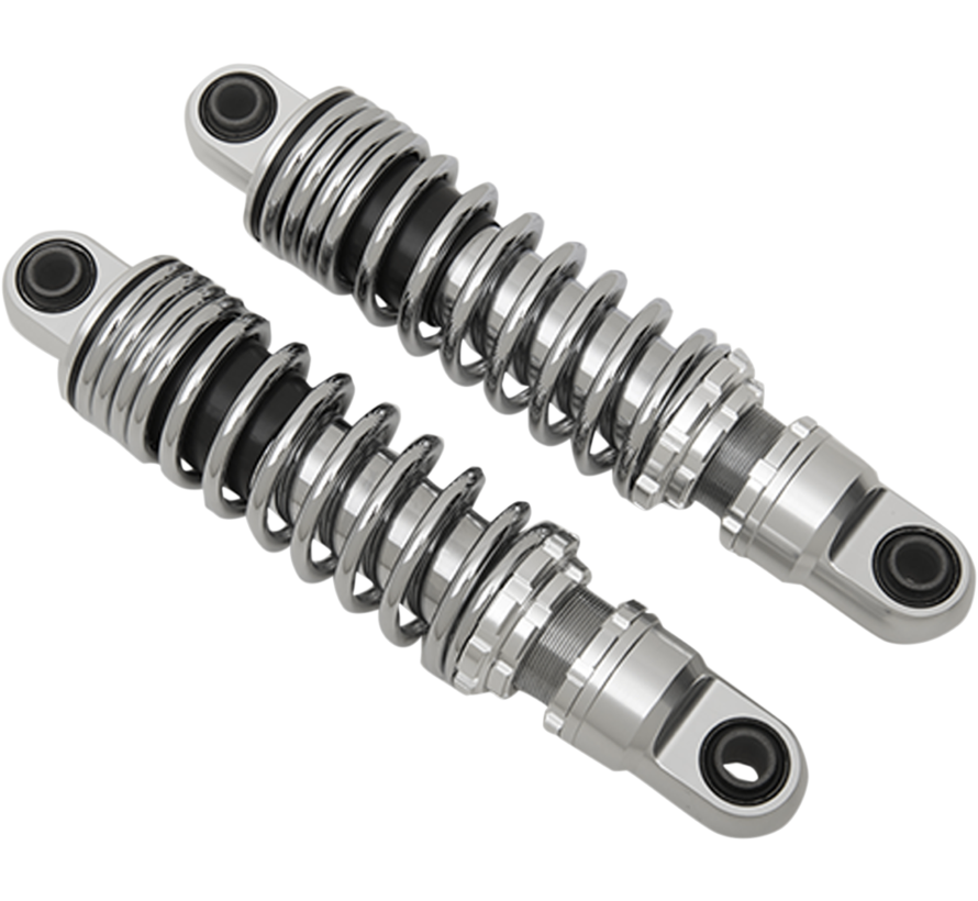 Premium Ride-Height Adjustable Shocks 12 inch  Black or Chrome Fits:> 04-22 XL Sportster