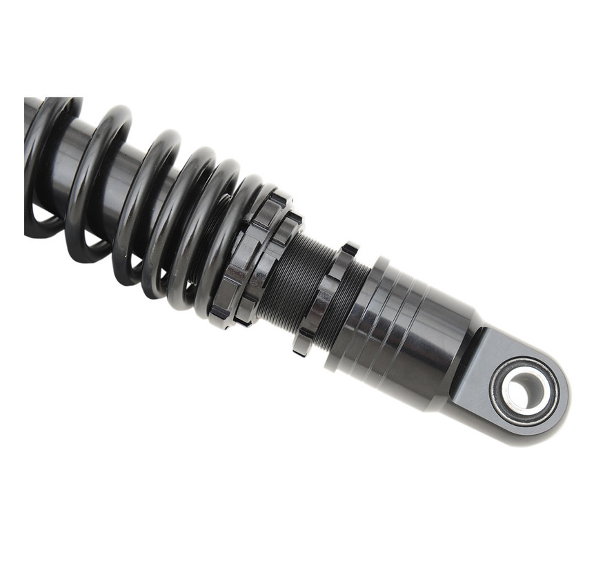 Heavy Duty Height Adjustable Shocks 12 5 inch Black or Chrome Fits:> 86-03 XL Sportster and All FXR models