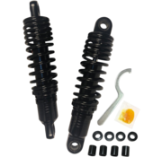 Drag Specialities Heavy Duty, Height Adjustable Shocks 13.5 inch  Black or Chrome Fits:> 86-03 XL Sportster and All FXR models