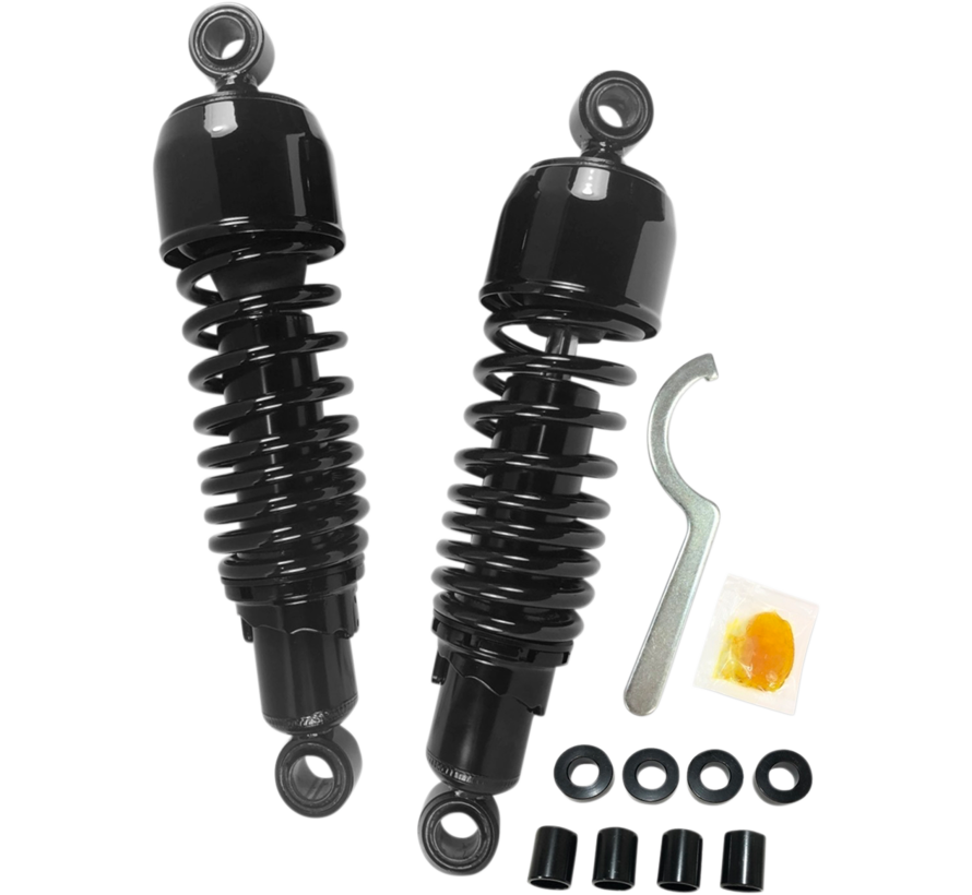 Replacement Shock Absorber 11 5 inch Black or Chrome Fits:> 86-03 XL Sportster and FXR