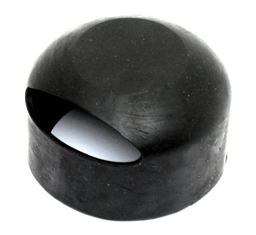 MCS Black rubber end cap solenoid Fits: > 65-88 B T ; 67-80 XL