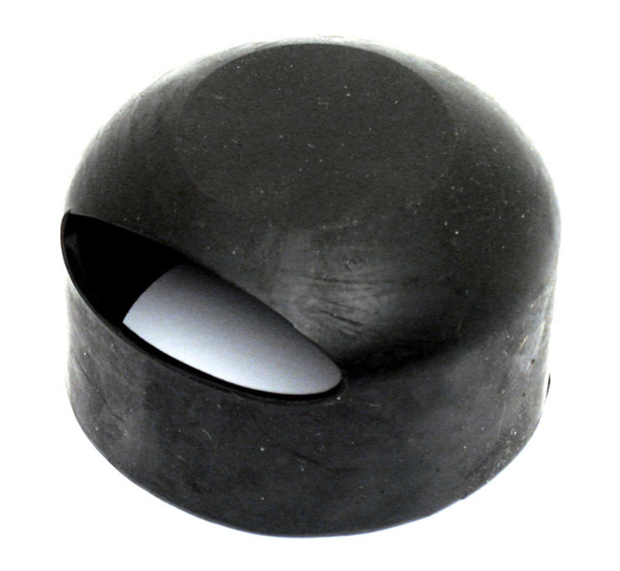 Zwart rubberen eindkap solenoïde Past op: > 65-88 BT; 67-80 XL