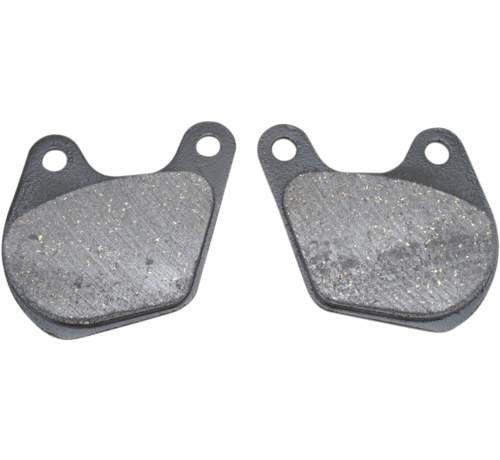 MCS Organic brake pads Fits: > Front: 80-83 FLT Rear: 79-81 XL Sportster