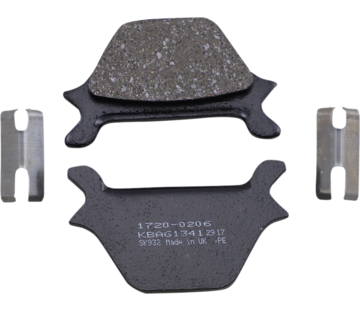 MCS Organic brake pads Fits: > Rear Late 87-99 Bigtwin, XL Sportster