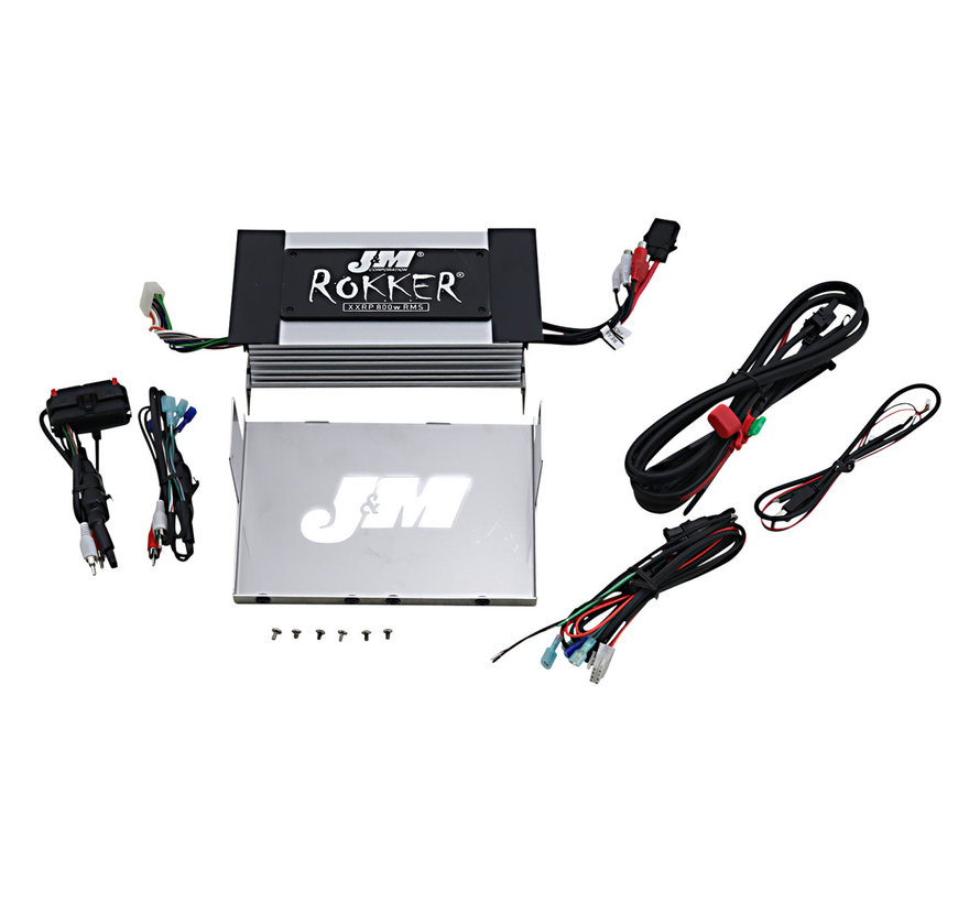 Rokker® XXR 800 W 4-Kanal DSP Programmierbares Verstärker-Kit Passend für: > Touring 2015-2021