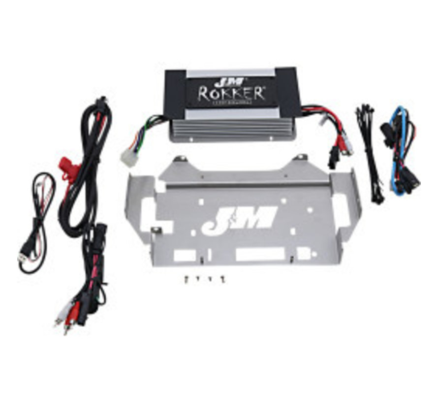 Kit d'amplificateur programmable Rokker® XXR 800w 4 canaux DSP Compatible avec :> Touring 2015-2021