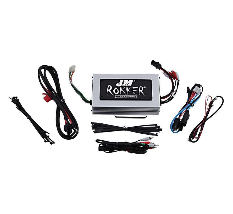 Rokker® XXR 800w 4-Channel DSP Programmable Amplifier Kit Fits:> Touring 2015-2021