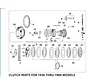 piezas del embrague de 1936 al 1984