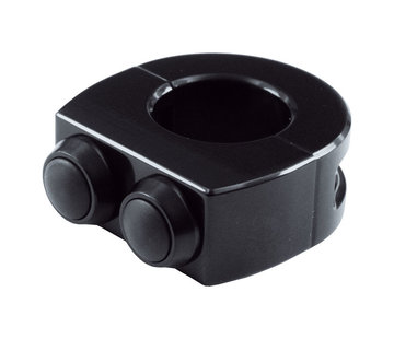 Motogadget Boîtier de bouton poussoir M-Switch 2 noir ou poli Compatible avec : > guidons de 1" (25,4 mm) de diamètre.