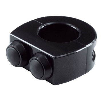 Motogadget M-Switch 2 push button housing black or polished Fits: > 1" (25.4mm) diameter handlebars.