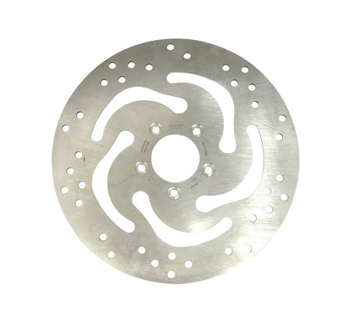 TRW brake rotor OEM style swept 11 5" front Fits: > 00-14 Softail; 00-05 Dyna; 00-07 Touring; 00-13 XL; 08-12 XR1200