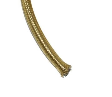 Namz Oil fuel/oil line braided hose - brass