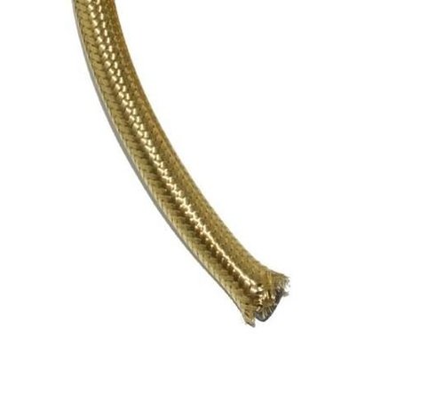 Namz Oil fuel/oil line braided hose - brass