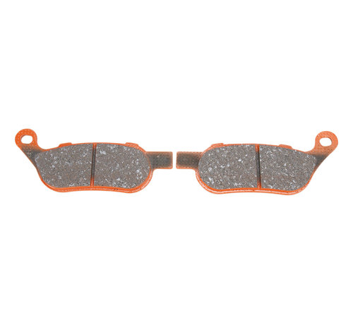 EBC Brakes Rear brake pad Semi-Sintered: Fits:> 08-17 Softail 08-17 Dyna