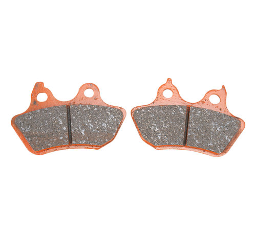 EBC Brakes  V-Pad semi sintered copper Fits: > Rear: 06-07 FXSTB/C FLSTF; 2006 FXSTS FXSTI; 2007 FXST