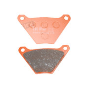 EBC Brakes remblokken. V-Pad half gesinterd koper Past op: > Voorkant: 1973 XL, FX; 72-84 FL. achter: 73-80 FL; 73-83 FX