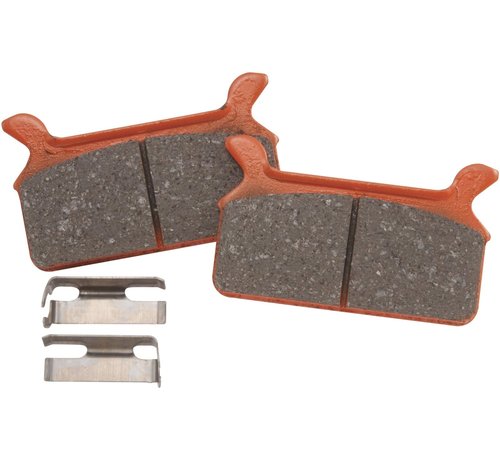 EBC Brakes brake pad Rear Semi-Sintered : Fits:> 86-99 All Touring FLH/FLT