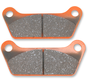 Rear brake pad Semi-Sintered: Fits: > Rear: 81-84 FLH; 80-85 FLT