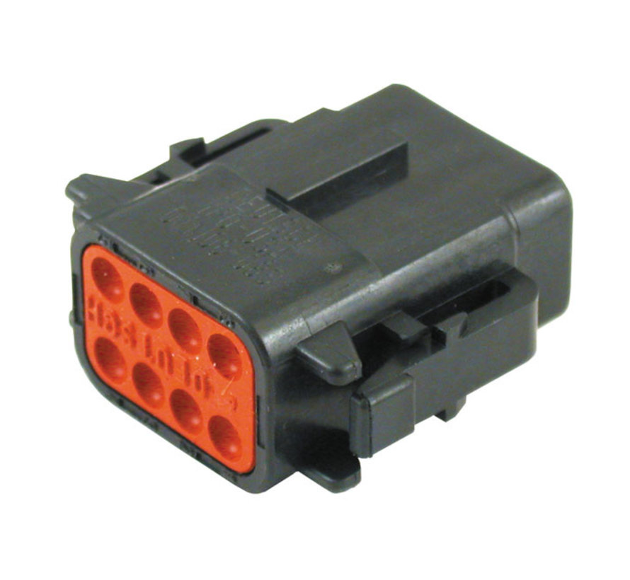 Conector DTM alemán Negro enchufes 2-12 pines