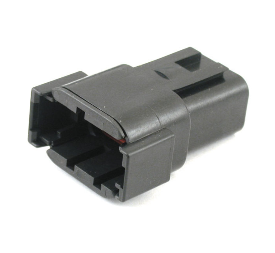 DTM connector Black receptable 2-12-pins
