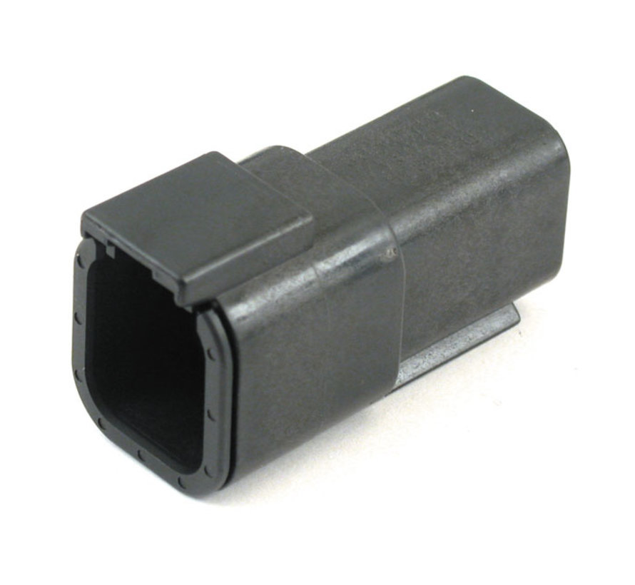 DTM connector Black receptable 2-12-pins