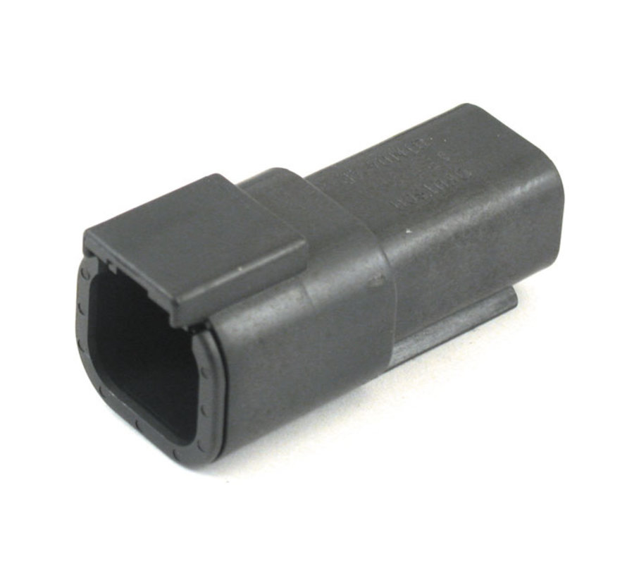 Conector DTM Negro receptible 2-12 pines