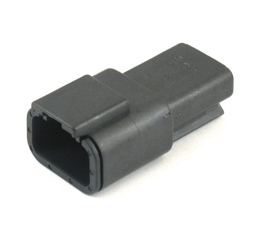 Conector DTM Negro receptible 2-12 pines