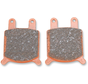 Pastillas de freno semisinterizadas V-Pad Compatible con: > Pinza de 2 pistones Jaybrake (diseño anterior) y pinza GMA