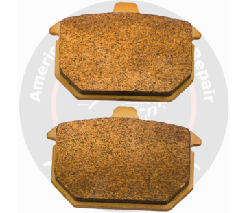 EBC Brakes Plaquettes de frein frittées Double-H Compatible avec : > Arrière : 82-E87 XL, FXR, FXST ; 84-85 FX ; 83-86 FXWG