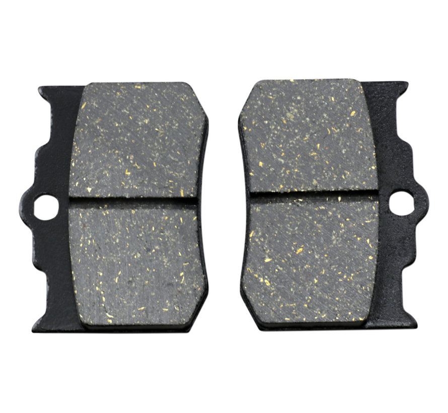 Organic brake pads Fits: > 02-08 Indian Motorcycles PM 125X4R and 137X4B Calipers