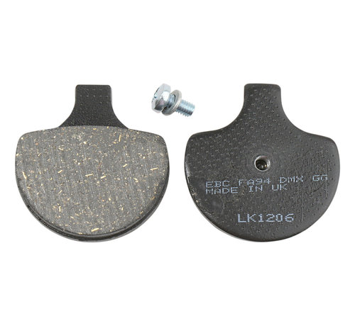 EBC Brakes brake pad Organic: Fits:> 84-99 Bigtwins 00-11 Springer and 87-99 XL Sportster