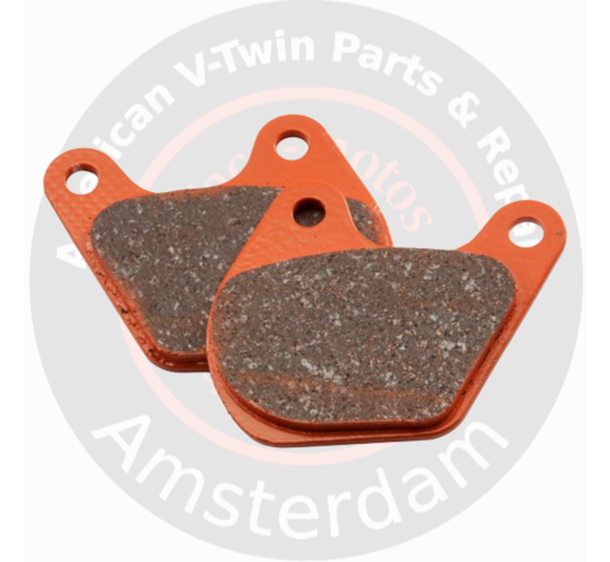 V-Pad Semi Sintered brake pads Fits: > Front: 80-83 FLT Rear: 79-81 XL Sportster