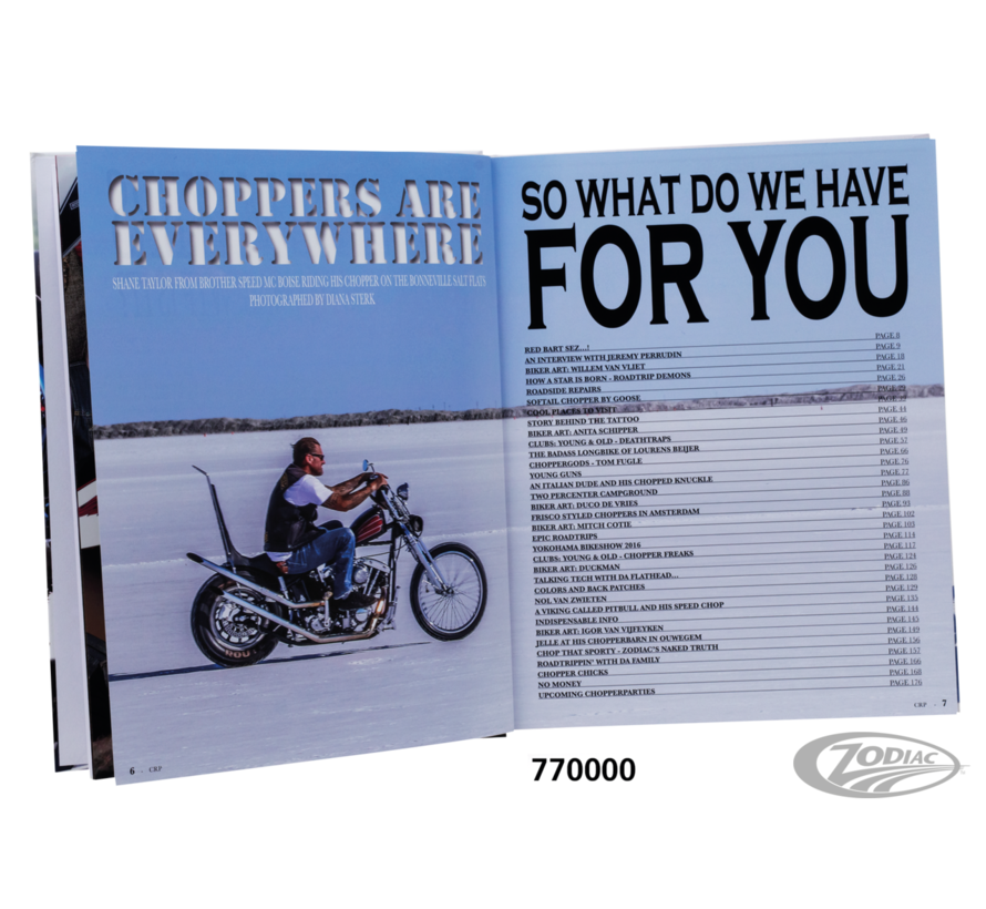 Chop Ride & Party 2%er roadbooks