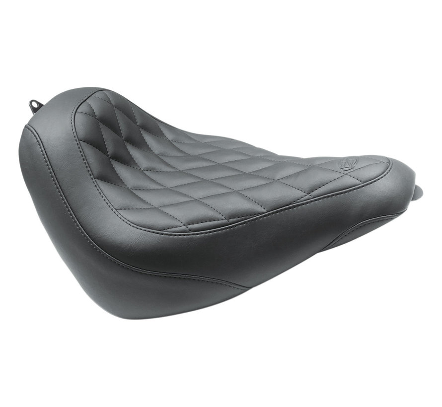 Wide Tripper™ Diamond stitch Solo Seat Fits:> Softail FLSL Slim 18‐21