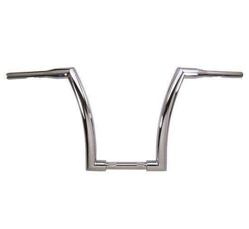 Alcapone Handlebar 14" Rise and 1 5" outside diameter - Chrome or black Fits: > 1 25" riser clamp