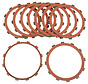 Red Eagle Organic Clutch Friction Plate Set Compatible con: > 98-17 Bigtwin