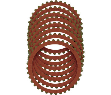 Alto Red Eagle Organic Clutch Friction Plate Set Past op: > 90-97 BT; 91-21 XL Sportster